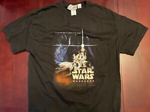 New with Tag Disney 2004 Star Wars Weekends Mickey Mouse T -Shirt XL