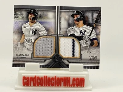 2023 Topps Museum Collection DMMR-GJ Dual Relic 32/50 - Image 1 of 3