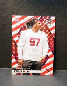 2025 Mosaic Red and White Stripe Walter Nolen #331 RC Cardinals - Bild 1 von 2