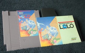 Adventures of Lolo (NES) with manual, sleeve TESTED