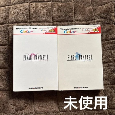 Final Fantasy I & II WonderSwan Color Set New Unused Boxed Squaresoft Japan - Image 1 of 3