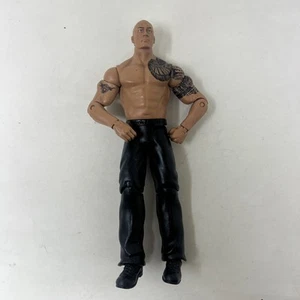 WWE 2011 Mattel The Rock 7" Black Pants Wrestling Action Figure - Dwayne Johnson - Picture 1 of 8