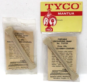 Vintage Lot of 2 Pkgs Tyco Mantua T15729 Uncoupling Ramp Mint/ Sealed - Picture 1 of 2