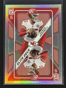 2023 Donruss Elite #ED-1 Patrick Mahomes II Elite Deck - Bild 1 von 2