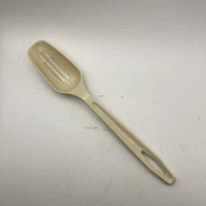 Cucchiaio vintage King Kraft in plastica (abbronzata) 10,75” Elroy, WI USA - Foto 1 di 10