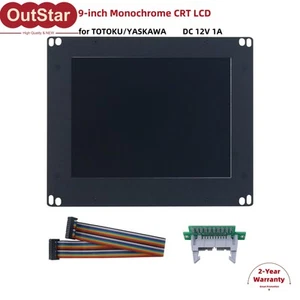 MDT948B-3B SIM-16 Pantalla 9" Monocromo CRT LCD Monitor Industrial DC 12V #sz - Imagen 1 de 8