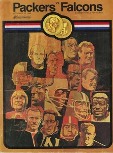 PROGRAMAS DE FÚTBOL AMERICANO GREEN BAY PACKERS VS. Atlanta Falcons NFL 26 de octubre de 1969 - Imagen 1 de 1