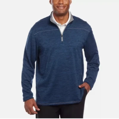 NUEVO SIN ETIQUETAS Pebble Beach Para hombres L Dry-Luxe Rendimiento 1/4 Cremallera Pullover Sudadera Foto 1 de 4