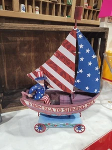 Jim Shore Keep Freedom Afloat 2007 Heartwood Creek From Sea to Shining Sea - Bild 1 von 6