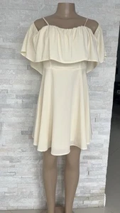 Jealous Tomato Off The Shoulder Dress Size Women's Small Beige - Picture 1 of 6