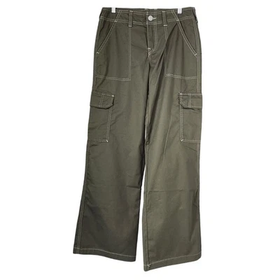 Calça cargo True Religion militar bobbi folgada feminina tamanho 29 verde - Imagem 1 de 4