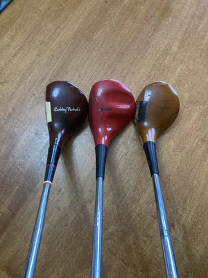 Wood Bros Kool Cat 3.5 Wood, H&B Bobby Nichols #3, Cleveland Ben Crenshaw #5 Wd Foto 1 de 4