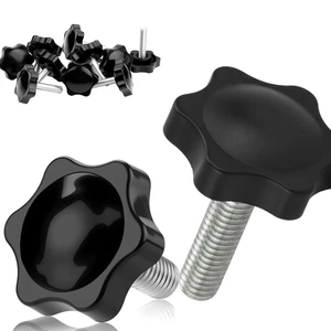 24 Pezzi Di Viti a Testa Zigrinata Filettata in Acciaio Al Carbonio M8X30 Mm, Vi - Foto 1 di 7