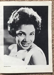 SHIRLEY BASSEY - 1962 full page UK magazine annual poster - Picture 1 of 1