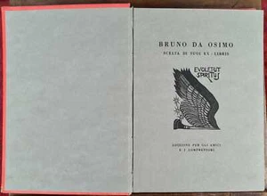 BRUNO DA OSIMO. AUSWAHL SEINER EXLIBRIS. DEDIIERT. SPITZE. FILELFO. 1947. - Bild 1 von 2