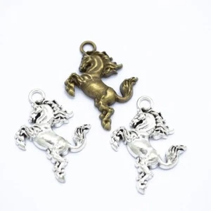 Animal Horse Charms DIY Bracelets Necklace Jewelry Accessory Making 24*20mm 6Pcs - Picture 1 of 14