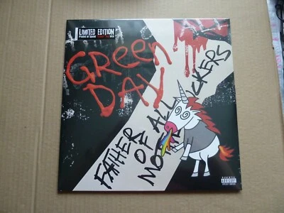 GREEN DAY - FATHER OF ALL .. - LIMITED EDITION PRESSED ON CLOUDY RED VINYL - NEW - Image 1 of 4
