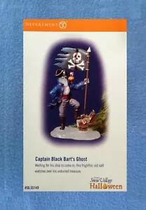 CAPTAIN BLACK BART'S GHOST WITH BOX DEPARTMENT 56 HALLOWEEN 3 INCHES TALL 2001 - Picture 1 of 2