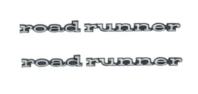 OER Diecast Rear Quarter Panel Emblem Set For 1970-1974 Plymouth Road Runner - Изображение 1 из 4