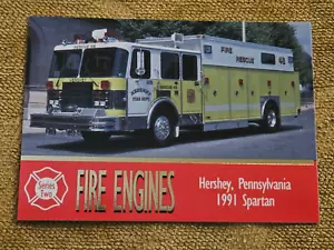 1993 Fire Engines Series 2 #167 Hershey, Pennsylvania 1991 Spartan - Picture 1 of 6