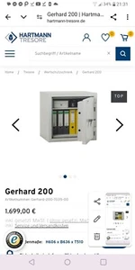 Hartmann Tresor Gerhard 200 - Bild 1 von 8