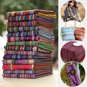 1 Yard Ethnic Fabric Soft Sofa Cape Cover Pillow Colth DIY Home Club Bar Decor - Picture 1 of 29