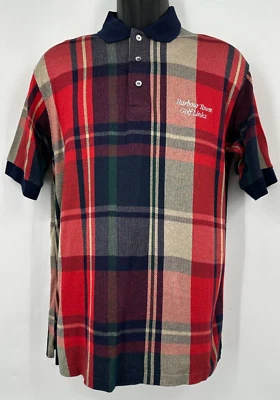 Lyle & Scott Men's Pullover Collared Polo Shirt Medium Multicolor Plaid Cotton - Image 1 of 4