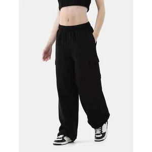 No Boundaries Cargo Jogger Sweatpants Black Soot Juniors Plus Size XXL (20) - Picture 1 of 6