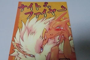 POKEMON doujinshi Arcanine X Charizard (A5 24pages) Night Fire - Picture 1 of 6