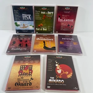 Gilbert & Sullivan DVD Bundle x8 - Patience,The Mikado, Princess Ida etc.  - Imagen 1 de 5