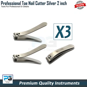 PACK OF 3 Toe Nail Clipper Cutters Trimmer Nipper Finger Effortless GERMAN UK - Picture 1 of 7
