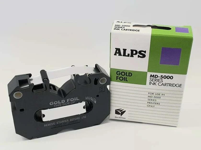 Alps MD Printer Ink Cartridge - Gold Foil 105148-00 - Image 1 of 1