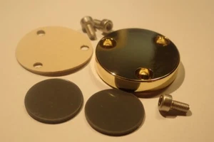 THORENS TD 124 BRONZE BEARING END CAP THRUST PLATE 6 MM FONDO IN BRONZO TD1 124 - Imagen 1 de 2