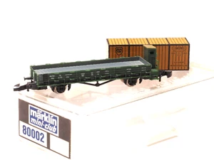 1991 Marklin Z-scale Museum car Museumwagen OLD ERA STAKE CAR W/LOAD 80002 - Picture 1 of 2