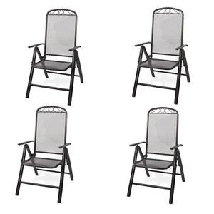 4 x Klappstuhl Gartenstuhl Metallstuhl Stuhl klappbar Chicago Streckmetall - Bild 1 von 8