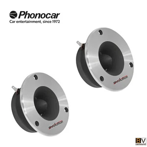 2x Phonocar 02430 Titan Cuerno Altavoz 25mm 4 Ohm 93 dB SPL 2500-22kHz - Imagen 1 de 2