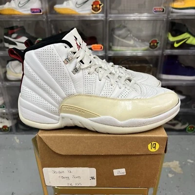 Talla 10.5 Nike Air Jordan 12 Retro Rising Sun 130690-163 Proyecto Restauración Foto 1 de 4