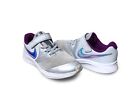 Nike Star Runner Silver Gray Purple Running Shoes Girls Size 3Y