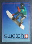 Swatch Sponsorships: Bert Lamar World Champ Snowboarder Promo Print Vintage 1987