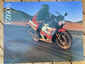 Yamaha FZ600 1986 model brochure. EXCELLENT CONDITION, SIX SIDES A4 SIZE - Picture 1 of 6