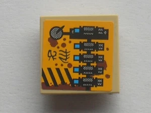 LEGO Tan Tile Modified 2x2 Mechanical Right Sticker 11203pb010R Set 70002 - Bild 1 von 1