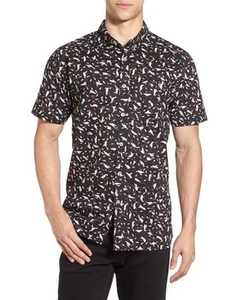 NUEVA CON ETIQUETAS CAMISA TEJIDA RIP CURL VOLUMEN HOMBRE NEGRA TALLA M MEDIANA JJ83 $54.50 - Imagen 1 de 3