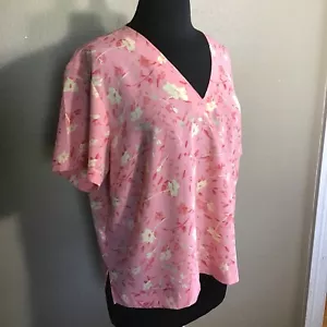Maggie McNaughton donna 1X elegante maglione fantasia blusa top carriera C1 - Foto 1 di 7