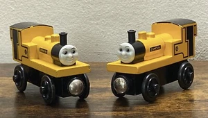 Lot of 2 DUNCAN Thomas The Train 2003 Wooden Learning Curve Rare Retired - Foto 1 di 7