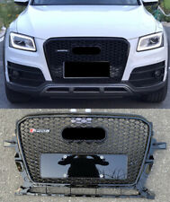 Per Audi Q5 2013-2018 RSQ5 stile nero lucido griglia radiatore griglia anteriore