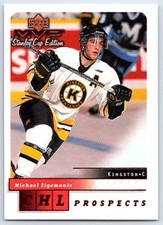 1999-00 Upper Deck MVP Stanley Cup Edition Michael Zigomanis Kingston Frontenacs