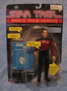 Q STAR TREK SPACE TALK SERIES FIGURE PLAYMATES - Picture 1 of 1