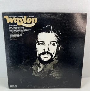Waylon Jennings Lonesome On’ry & Mean 1973 LP Vinyl RCA LSP-4854 - Bild 1 von 5