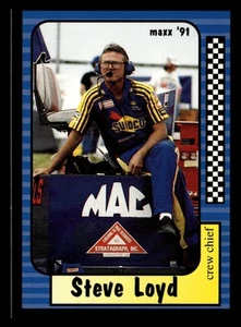 Steve Loyd 1991 Maxx Racing Race Card #148 Hagan Enterprises *124 - Picture 1 of 2