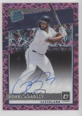 2020 Panini Donruss Optic Pink Velocity Prizm Bobby Bradley #RRS-BO Auto RC - Image 1 of 2